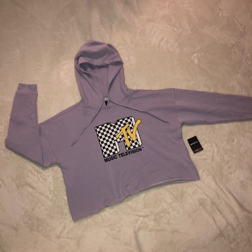 Forever 21 MTV Cropped Hoodie